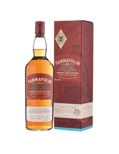 Whiskey Speyside Single Malt Scotch Tamnavulin boxed 70 cl