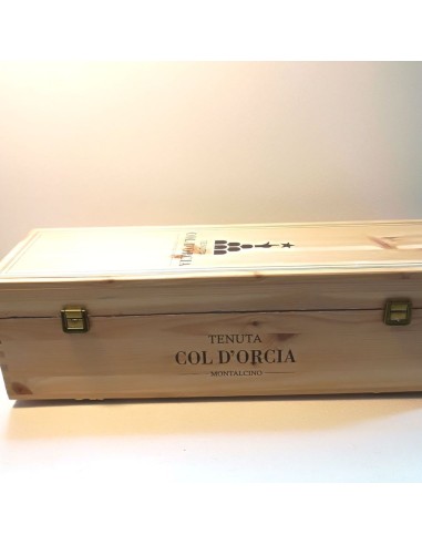 Scatola in legno Col D'Orcia 6 bott.