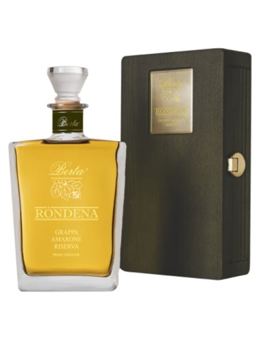 Grappa di Amarone della Valpolicella Rondena Cassetta in Legno Berta 70 cl