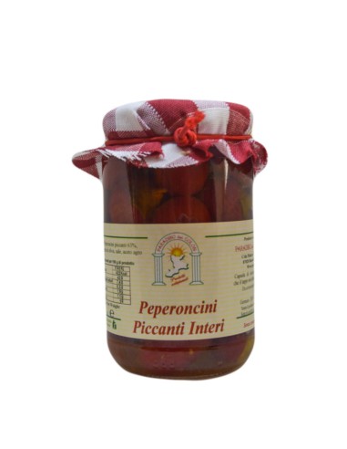 Peperoncini Piccanti Interi Paradiso dei Golosi 120 g