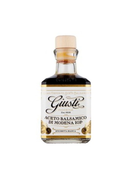 Aceto Balsamico di Modena IGP Etichetta Bianca Giusti 250ml