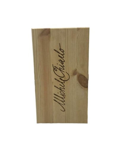 Scatola in legno Michele Chiarlo 1 bott.