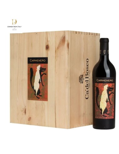 Cassa in legno vuota per 6 bottiglie...