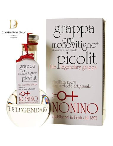 Grappa Artigianale Nonino Cru Monovitigno Picolit 50cl astuccio