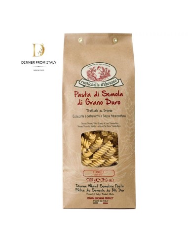 Pasta di semola di grano duro Fusilli Rustichella