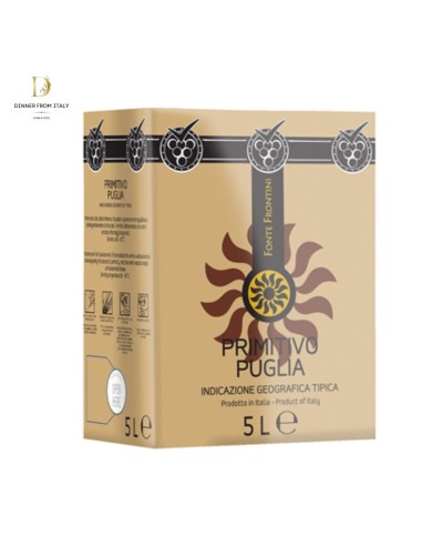 Primitivo Puglia IGT bagbox 5 lt Fonte Frontieri