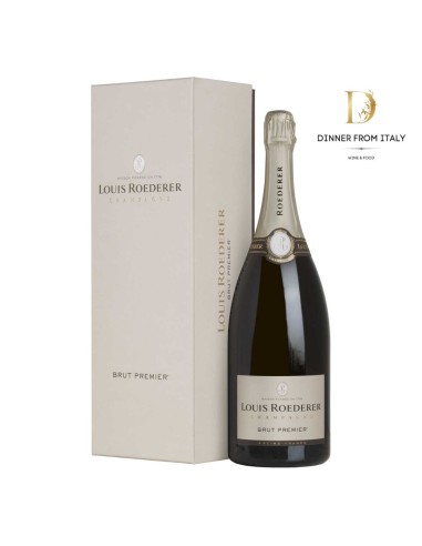 Champagne Premier Brut Louis Roederer astuccio magnum 1,5 lt