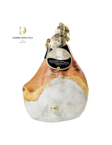 Prosciuto crudo di Parma con osso stagionatura 14 mesi Martelli 1 intero 10 kg circa