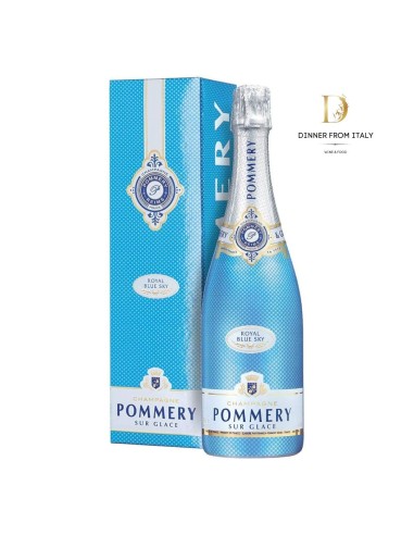 Champagne Demi-Sec AOC Royal Blue Sky Pommery 75 cl Astucciato Champagne Demi-Sec AOC Royal Blue Sky Pommery 75 cl Astucciato
