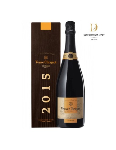 Champagne Brut rosè Vintage Veuve Clicquot astucciato 2015 75 cl Astucciato