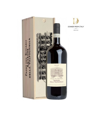 Amarone Della Valpolicella Classico DOCG Passo Del Bovaro Negrar 2019 magnum 1,5 lt casetta in legno