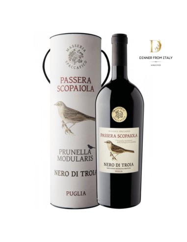Nero Di Troia Passera Scopaiola 2020 Masseria Spaccafico Paolo Leo magnum 1,5 lt astucciato