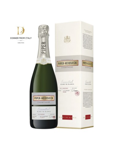 Champagne Essentiel Extra Brut Blanc De Blancs Piper-Heidsieck 75cl (Boxed)
