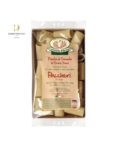 Pasta di semola di grano duro Paccheri Rustichella d'Abruzzo 500gr