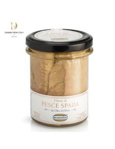 Filetti di pesce spada in olio d'oliva Scandia