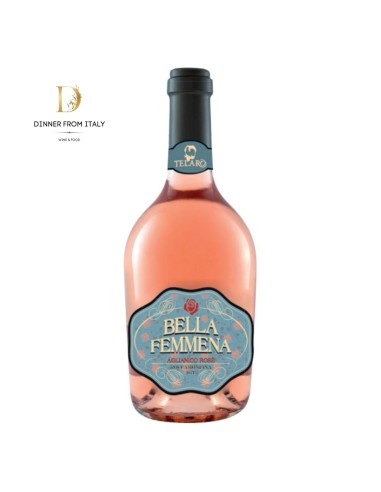 Vino rosato Aglianico Bella Femmena Rosé Telaro 2023 75cl