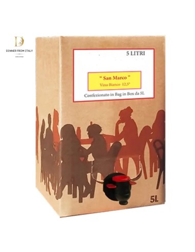 Vino Bianco in Box San Marco 5 lt