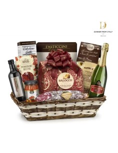 Cesto Natalizio Regalidea Giglio con specialità gastronomiche