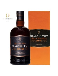 Rum Black Tot Finest Caribbean 70cl Astucciato