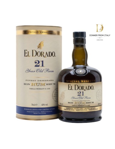 Rum 21 Anni Special Reserve El Dorado 70cl Astucciato
