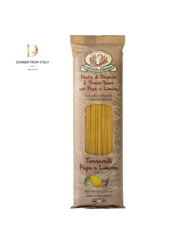 Tonnarelli con pepe e limone Rustichella d'Abruzzo