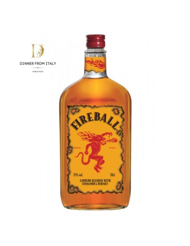 Fireball Liqueur Blended With Cinnamon And Whisky 70cl
