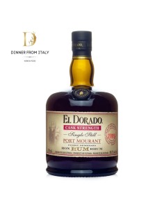 El Dorado Port Mourant Cask Strengnth Single Still Rum 2009 75c