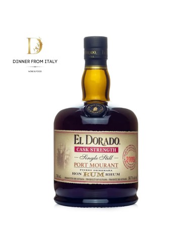 El Dorado Port Mourant Cask Strength Single Still Rum 2009 75cl