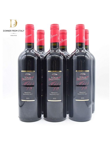 Salento IGT Primitivo Rosse Masserie Torrevento 6 bott. x 75cl