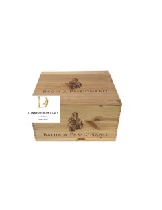 Empty wooden box Badia a...