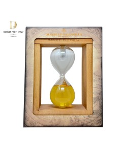 Confezione regalo
clessidra in vetro con cornice in legno
con grappa 40° invecchiata
Mazzetti D'Altavilla
C