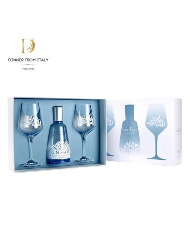 Gin Mare Gift Set 70 cl plus 2 glasses