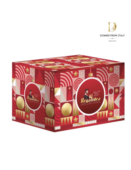 Regalidea Agreste Christmas Hamper with gastronomic specialties in a gift box for Christmas, 11 pieces