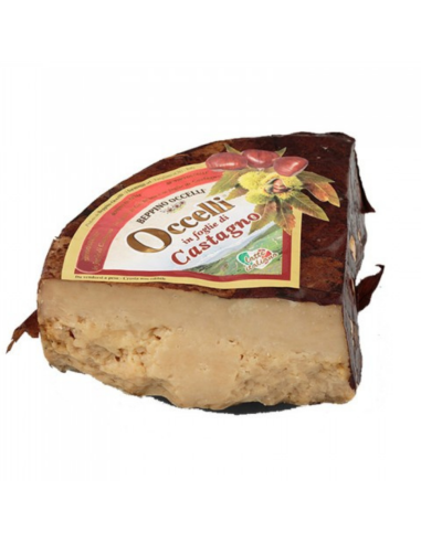 Formaggio Occelli in foglie di castagne Riserva Speciale Beppino Occelli 800 gr