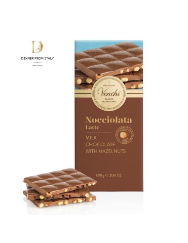 Maxi tavoletta Nocciolata Latte Venchi 600 g