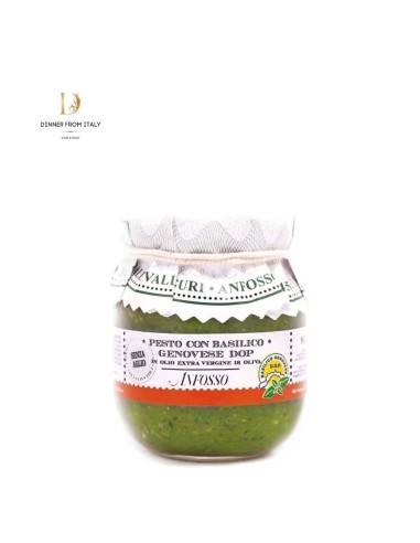 Pesto con basilico genovese DOP senza...
