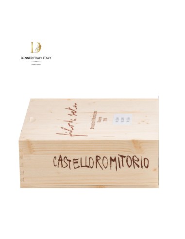 Cassa in legno 3 bott. Castello Romitorio