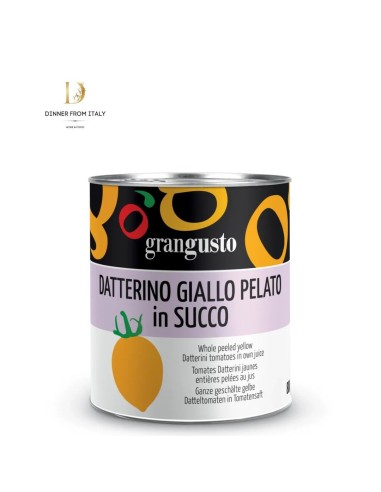 Datterino giallo pelato in succo Grangusto 800 gr