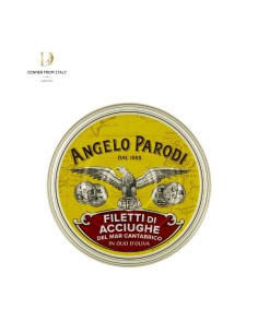 Filetti di Acciughe del Mar Cantabrico in Olio d'Oliva Angelo Parodi 550 g