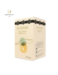 Vino bianco d'Italia Vallefiore bag in box