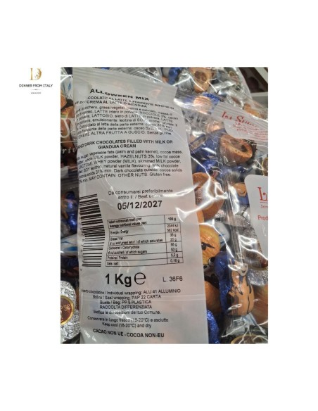 Mix di cioccolattini Halloween Suissa 1 kg