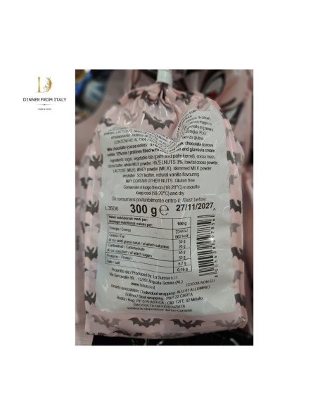 Praline di cioccolato Sacchetto Vampiro La Suissa 300 gr