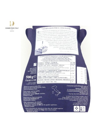 Pasta Calamarata Benedetto Cavalieri 500 gr