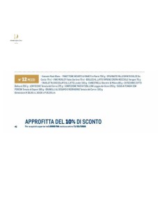 Cesto natalizio Mont blanc 12 pezzi 2