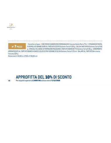 Cesto Natalizio La Tartufata 7 pezzi