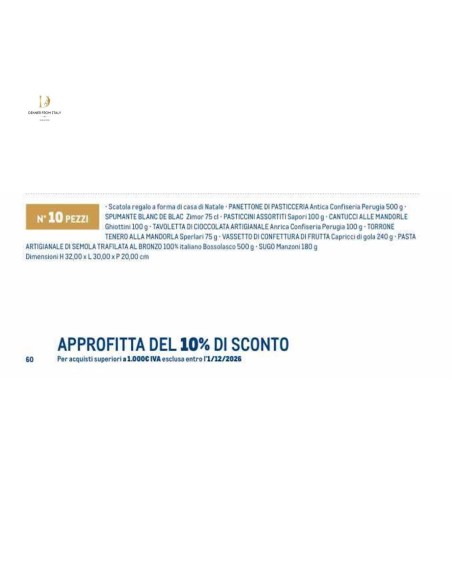 Casa di Natale 10 pezzi