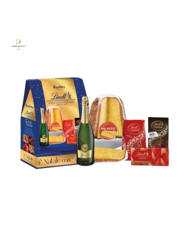 Strenna E' Natale Lindt Pandoro 5 pezzi