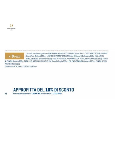 Strenna Dolce Vita Gourmet 9 pezzi