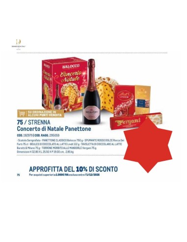 Strenna Concerto di Natale Panettone...